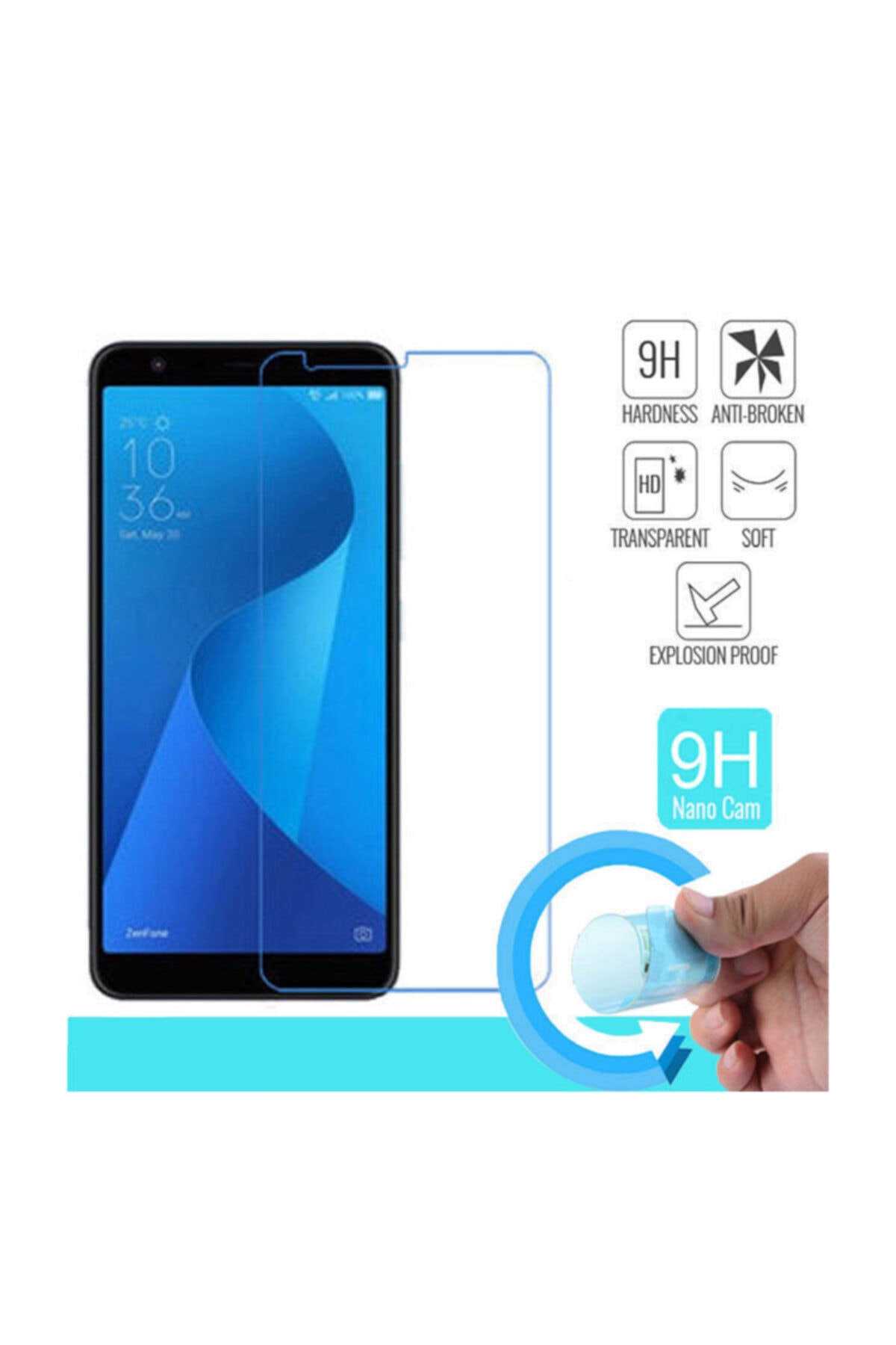 Kilifist Asus Zenfone Max Plus Zb570tl Esnek Nano Cam Ekran Koruyucu 9h Nano Teknoloji Trendyol