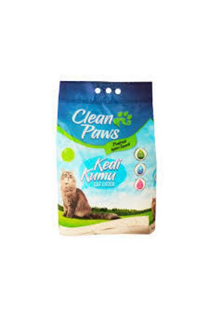 Clean Paws Pudrali Ince Taneli Topaklasan Kedi Kumu 5 Litre Paws Trendyol