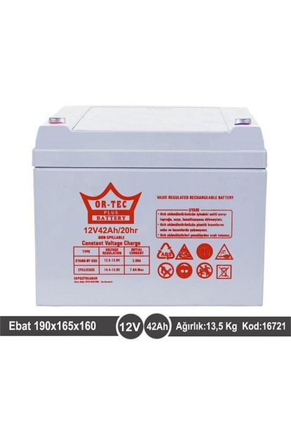 Ortec 12v 42ah Aku Engelli Araba Akusu Trendyol