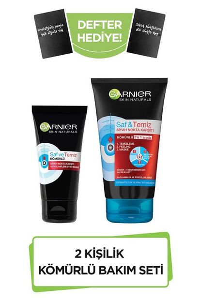 garnier 2 kisilik komurlu bakim seti