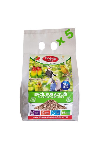 Bonny Nice Kus Kumu Kanarya Muhabbet Papagan Bulbul Kafes Altligi 1 8 Kg 3 L X 5 Paket Trendyol