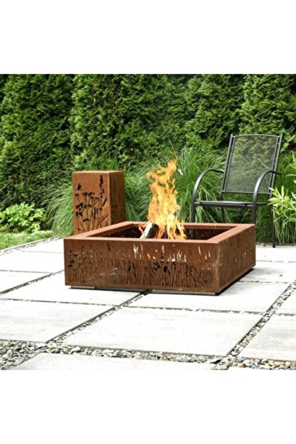 Ekoplas Eskitme Celik Bitki Desenli Ates Cukuru Trendyol