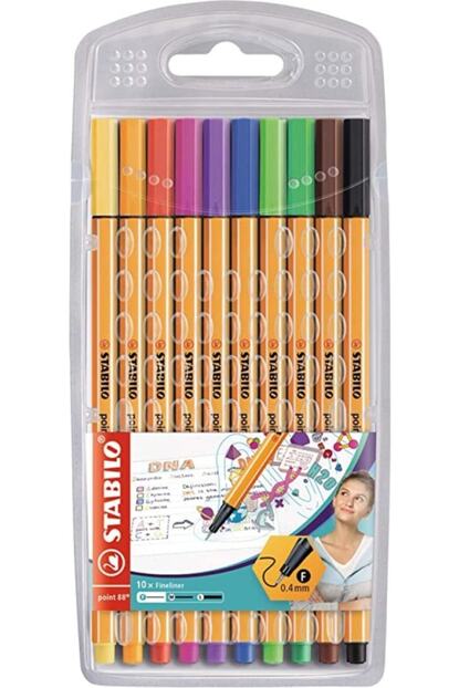 Stabilo Point 88 10 Renk Fineliner Kalem Trendyol