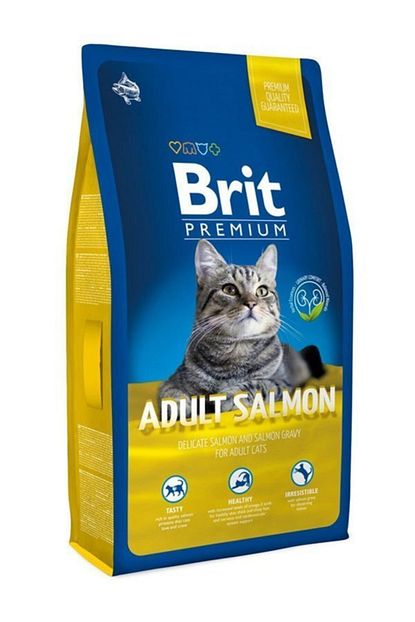 Brit Premium Salmon Somon Balikli Yetiskin Kedi Mamasi 8 Kg Trendyol