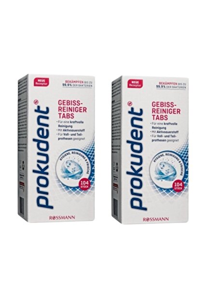 Prokudent Dis Protezi Temizleme Tableti Alman Uretim 104 104 Tablet Trendyol