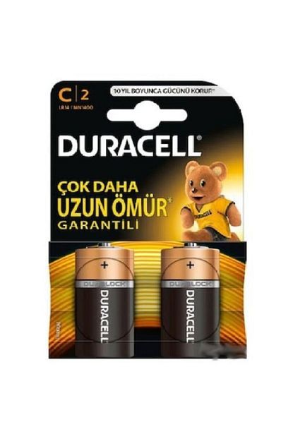 Intec Duracell Pil Alkalin C Orta Boy 2 Li Pil Lr14 El Feneri Pili Trendyol