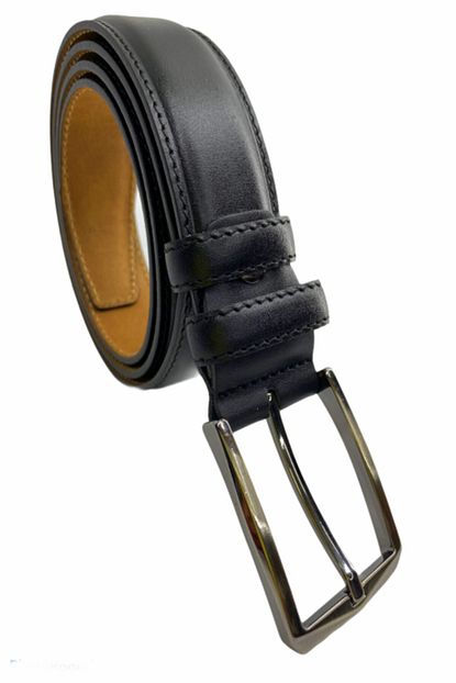 Belza Belt Erkek Siyah Hakiki Deri Kemer Trendyol