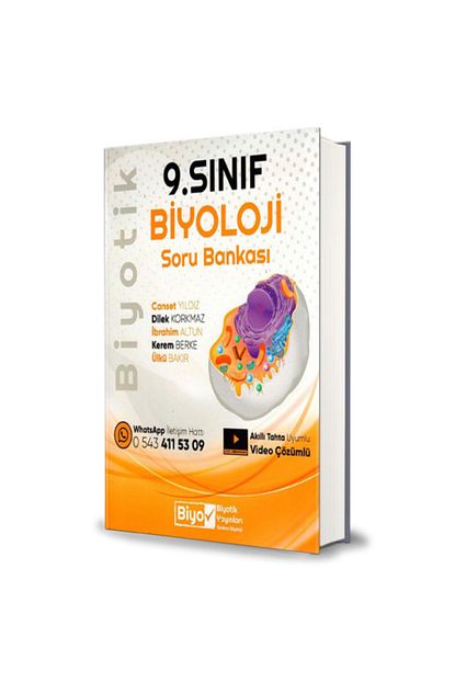 9 Sinif Biyoloji Biyotik Soru Bankasi Biyotik Yayinlari 9786056938801