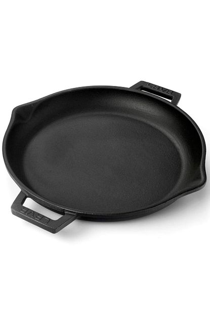 Lava Dokum Yuvarlak Kizartma Tavasi Cift Metal Kulplu 30 Cm Trendyol