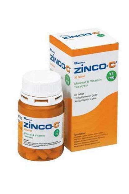 Zincomega Zinco C 15 Mg 30 Tablet Fiyati Yorumlari Trendyol