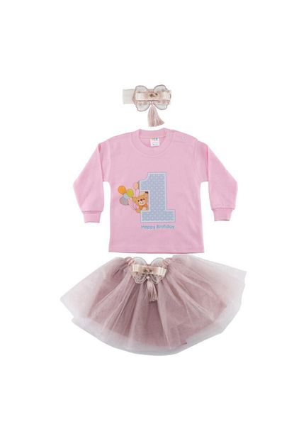 Bebebebek Dogum Gunu Konsept Elbise Ozel Tasarim Tutu Etek 1 Yas Sac Bandi Trendyol