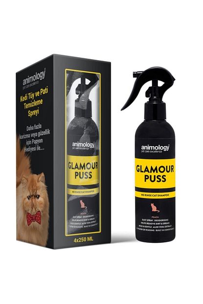 Animology Glamour Puss Durulanmayan Kedi Sampuani 4x250 Ml Trendyol