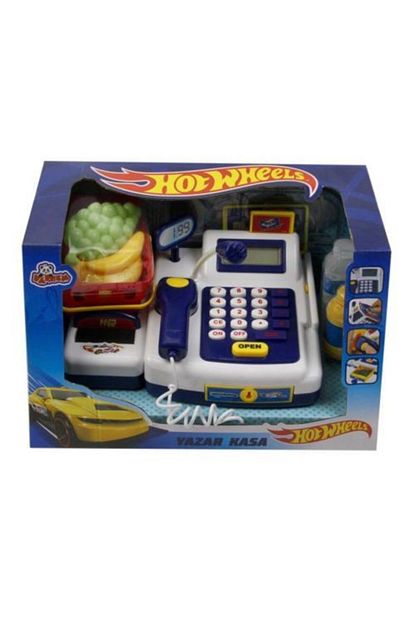 Nubutik S Erkek Cocuk Mavi Hot Wheels Hesap Makineli Market Kasasi Oyun Seti Trendyol