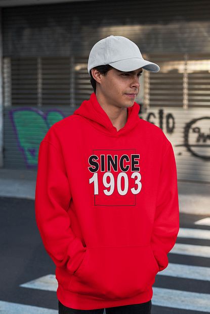 Bellinz Erkek Kirmizi Kapsonlu Sweatshirt Trendyol