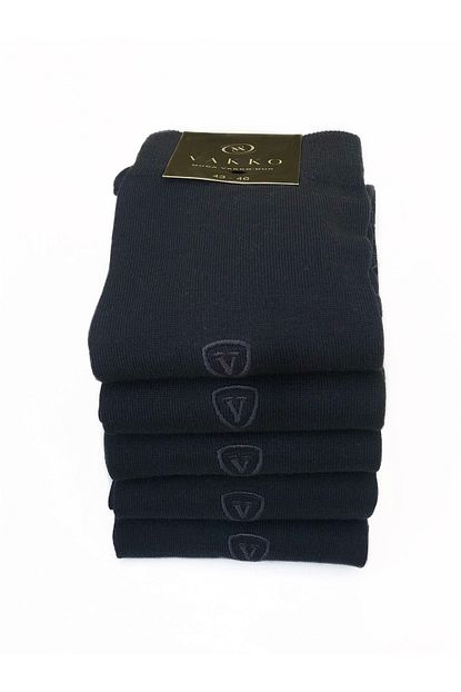 Vakko Erkek Lacivert Corap 5 Li 43 46 Trendyol
