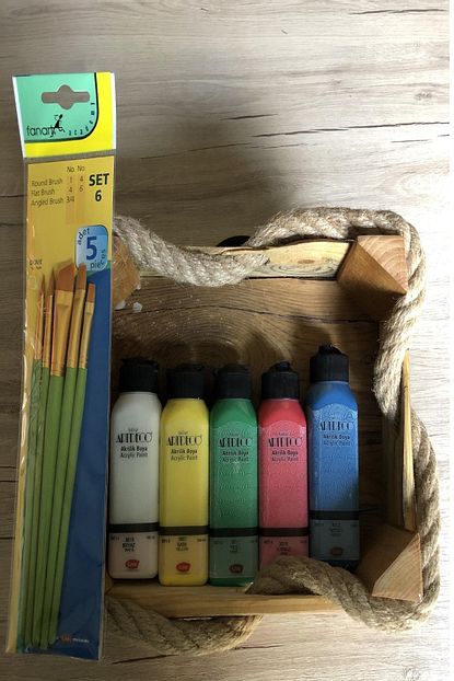 Artline Akrilik Ahsap Boyama Seti Trendyol