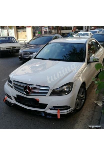 Drs Tuning Mercedes C Serisi W204 Voltex Lip 3 Parca Lip Parlak Siyah Trendyol