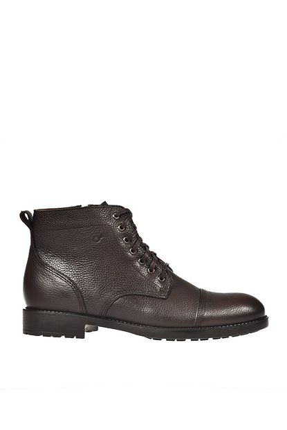 Dr Flexer 067001 Hakiki Deri Erkek Comfort Bot Kahve Trendyol