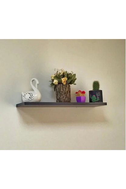 Meyamob Dekoratif Duvar Rafi Mdflam Raf 50x20 Cm Gizli Baglantili Renk Antrasit Fiyati Yorumlari Trendyol