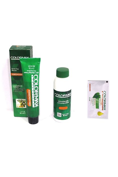 Colormax Amonyaksiz 60ml Sac Boyasi Argan Yagi Ve Keratinli 90ml Sivi Hediye Koyu Gri Trendyol