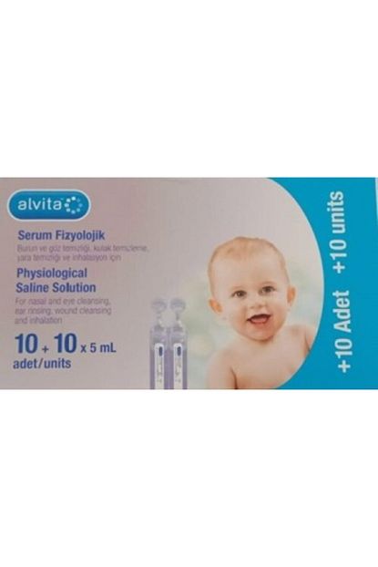 Alvita Serum Fizyolojik 20 Flakon Trendyol