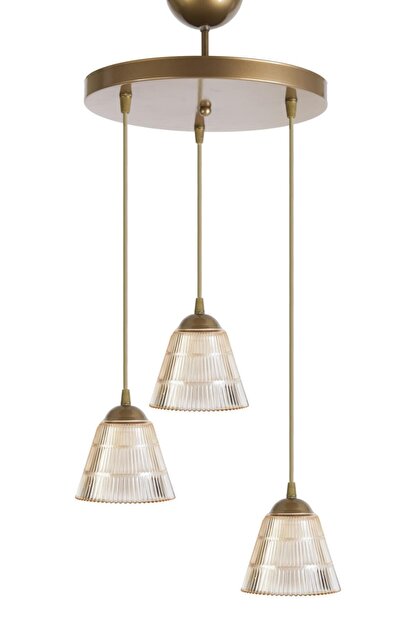 Mama Camilla Sarkit Avize Metal Krem Camli Modern Salon Can Uclu Trendyol