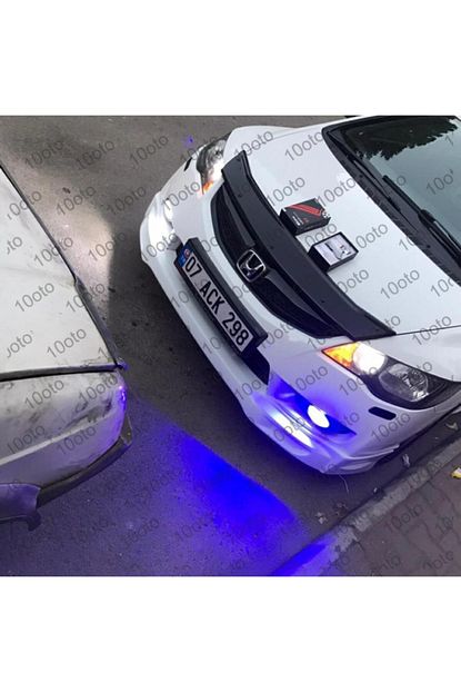 10oto Cift Renk H11 Deli Mavi Beyaz Led Xenon 9000 Lm Simsek Etkili H11 Trendyol