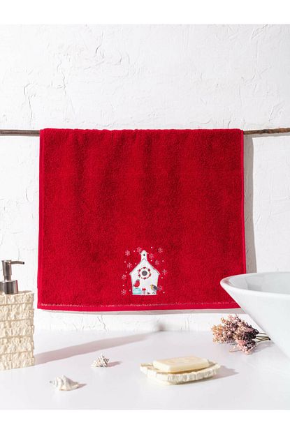 Lcw Home Kirmizi Yuz Havlusu Trendyol