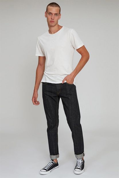 Ra Denim Erkek Regular Fit Japon Selvedge Fere Kot Pantolon Trendyol