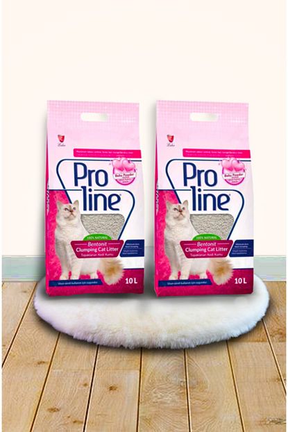 Pro Line Orginal Bebek Pudrasi Kokulu Topraklanan Kedi Kumu 10 Lt X 2 Adet Trendyol
