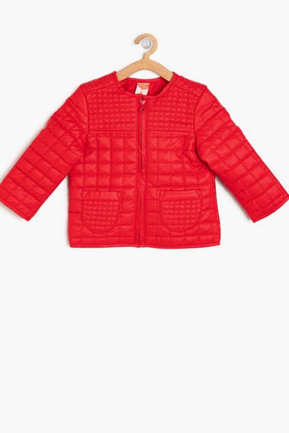 Koton Kids Kiz Cocuk Kirmizi Mont Trendyol