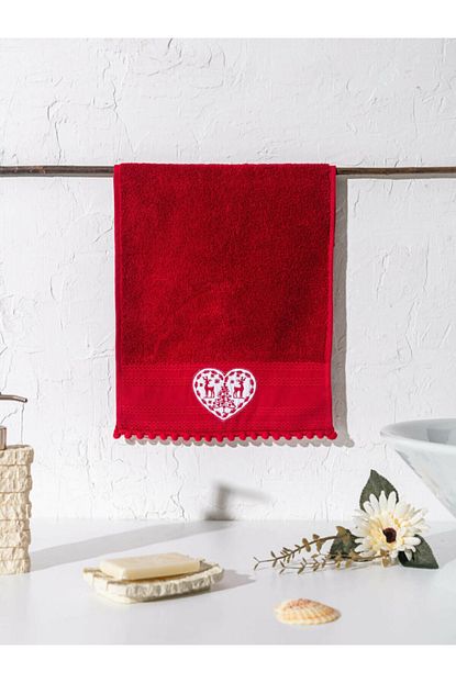 Lcw Home Kirmizi El Havlusu Trendyol