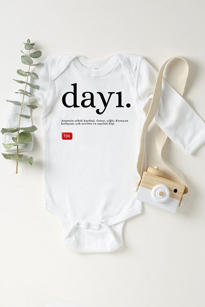 happy onesie co unisex bebek beyaz dayi tdk citcitli body fiyati yorumlari trendyol