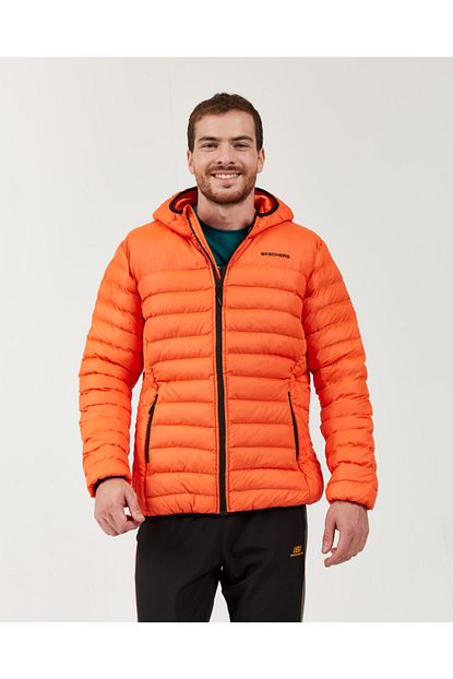 Skechers Erkek Turuncu Ceket Trendyol