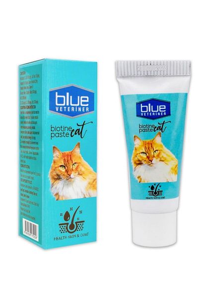 Blue Veteriner Biotin Kedi Tuy Dokum Onleyici Macunu 30gr Trendyol