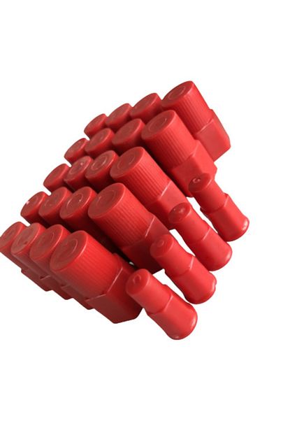 No Name Kirmizi Silikon Bijon Kapagi Sibop Kapagi Seti 17 Mm Bijon Uyumlu 20 4 Set Trendyol