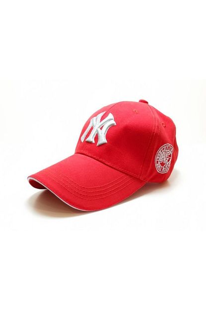 Perlotus Unisex Ny New York Kirmizi Sapka Trendyol