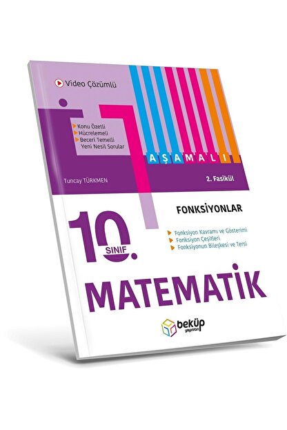 Bekup Yayinlari 10 Sinif Matematik 2 Fasikul Fonksiyonlar Fiyati Yorumlari Trendyol