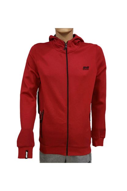 Nb7 Erkek Kirmizi Spor Ceket Kapusonlu Sweatshirt No7er 02997 Trendyol