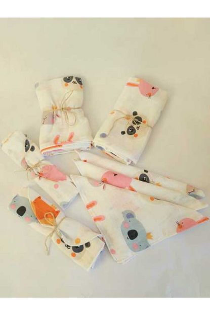 Pilarbabys Beyaz Muslin Bebek Battaniyesi Trendyol