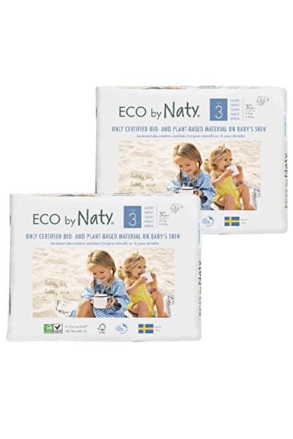 Eco By Naty Bebek Bezi Midi 3 Beden 30 Lu X 2 Adet Fiyati Yorumlari Trendyol