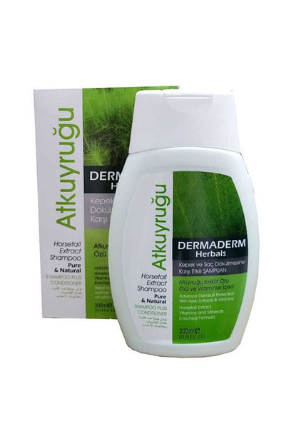 Dermaderm Atkuyrugu Kirkkilit Otu Ozlu Kepek Ve Sac Dokulmesine Karsi Sampuan 300 Ml Fiyati Yorumlari Trendyol