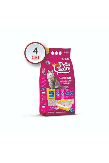 Bado Premium Bebek Pudrali Kedi Kumu Ince 5 Lt 4 Adet Trendyol
