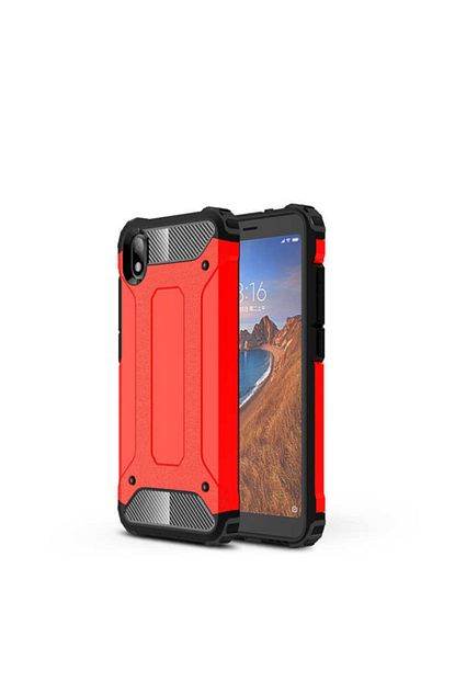 Mobax Xiaomi Redmi 7a Kilif Zore Crash Silikon Kirmizi Trendyol