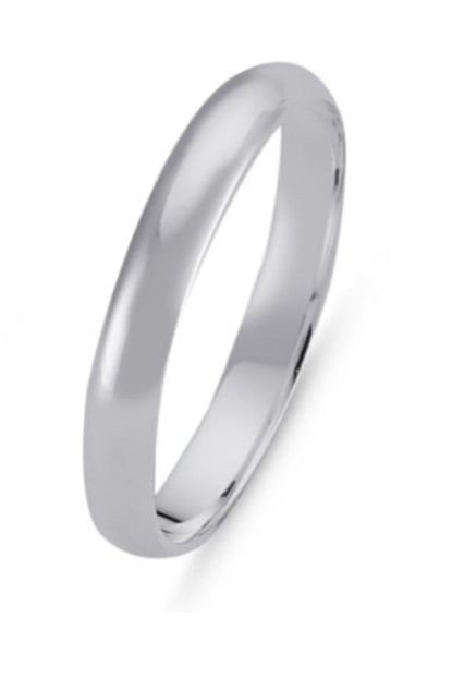 Zumrut Silver 3mm Bombeli Sade Gumus Alyans Trendyol