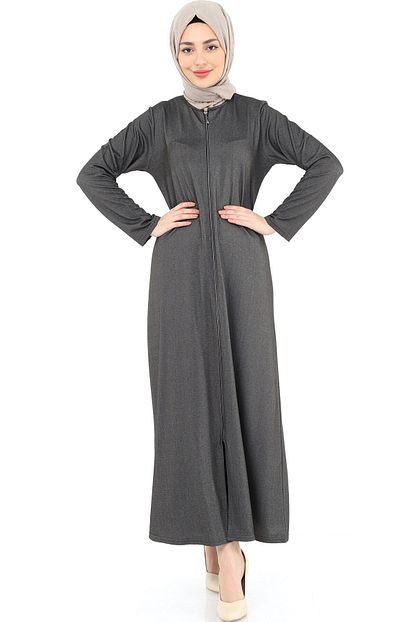 Ferace Kadin Gri Tensel Namaz Ferace Fiyati Yorumlari Trendyol