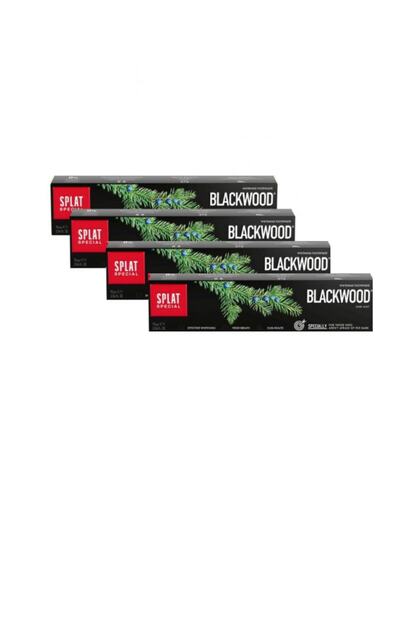 Splat Blackwood Beyazlatici Siyah Dis Macunu 75 Ml X4 Adet Trendyol
