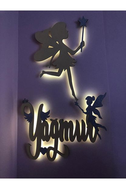 Mut Butik Taki Tasarim Peri Kizi Isim Aydinlatma Trendyol