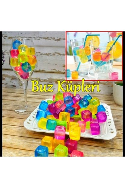 Modatools Buz Kalibi Renkli Buz Kupu 10 Lu 31519s Trendyol