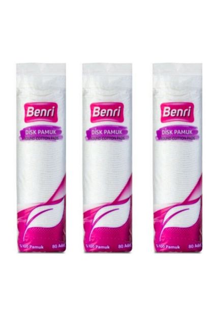 Benri Disk Makyaj Temizleme Pamugu 80 Adet X 3 Adet Trendyol